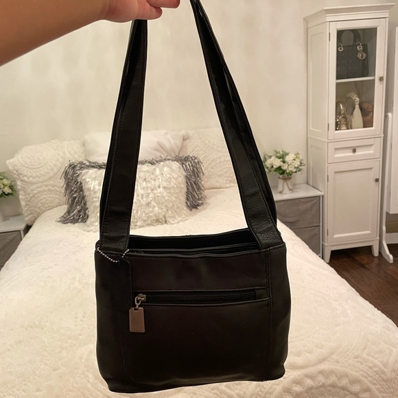Genuine Leather Shoulder Bag - Picture 4 of 11